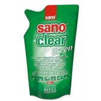 Засіб для миття скла Sano Clear Green (запаска)), 750 мл